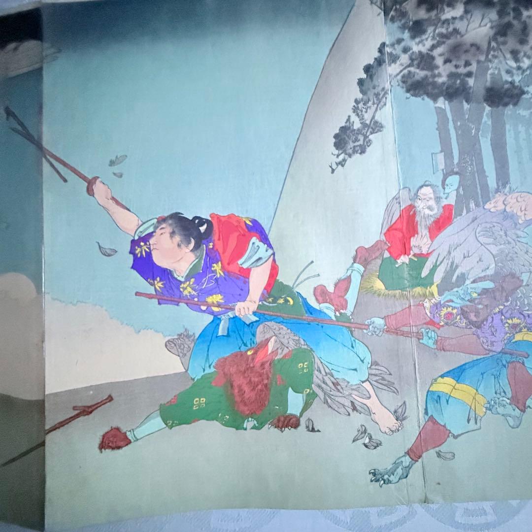 2242様感謝‼️渾身の浮世絵「美術　日本歴史図絵　完」明治44久保田長吉作　発行