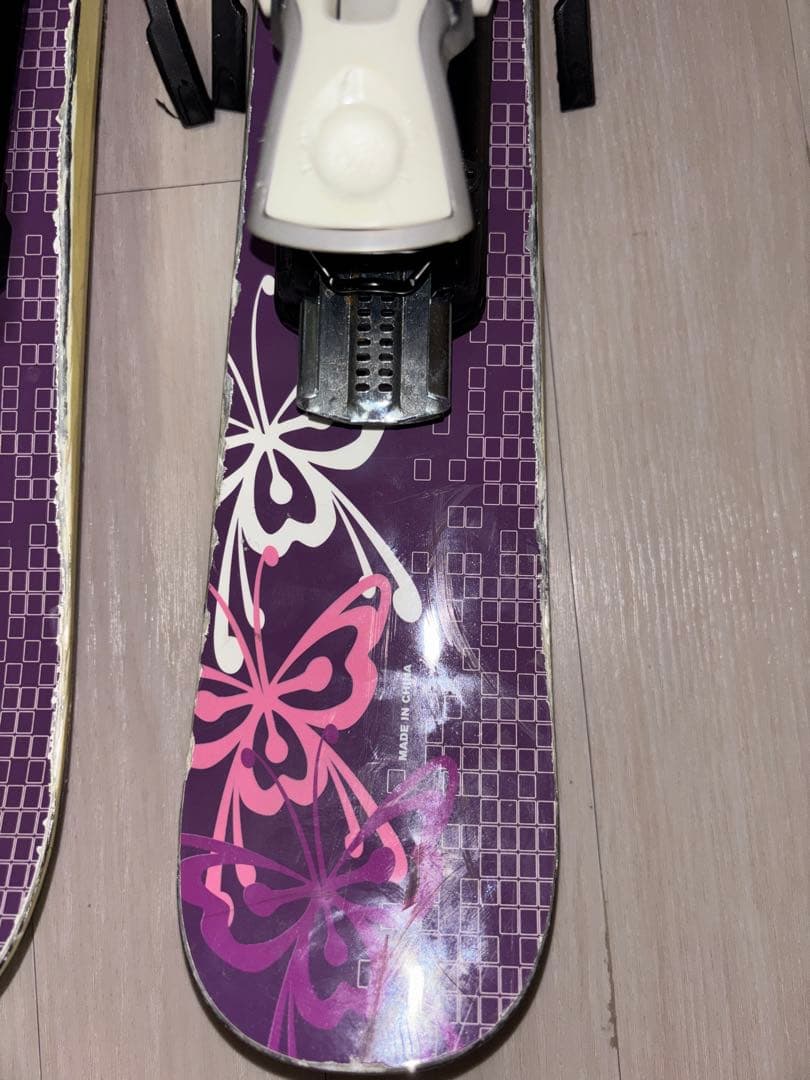 し*る様 SALOMON ショートスキー板　バインディング付き　大人用　100c