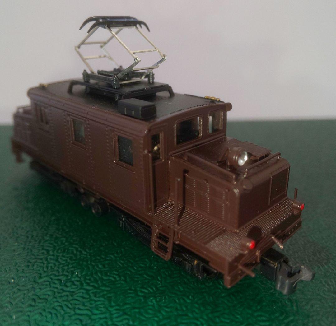 鉄道模型 秩父鉄道 デキ1 電気機関車 茶色仕様