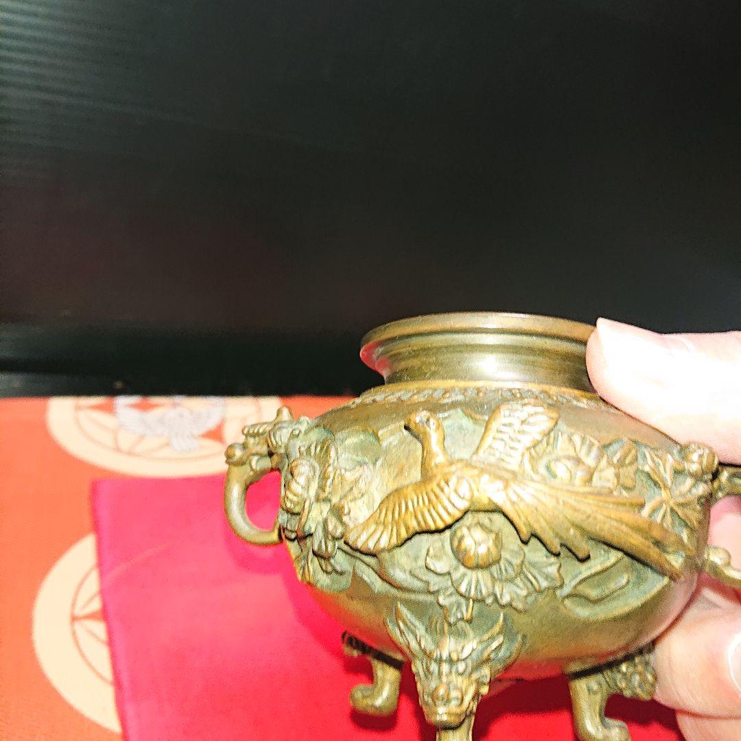 乾隆年製、銅製香炉レトロ