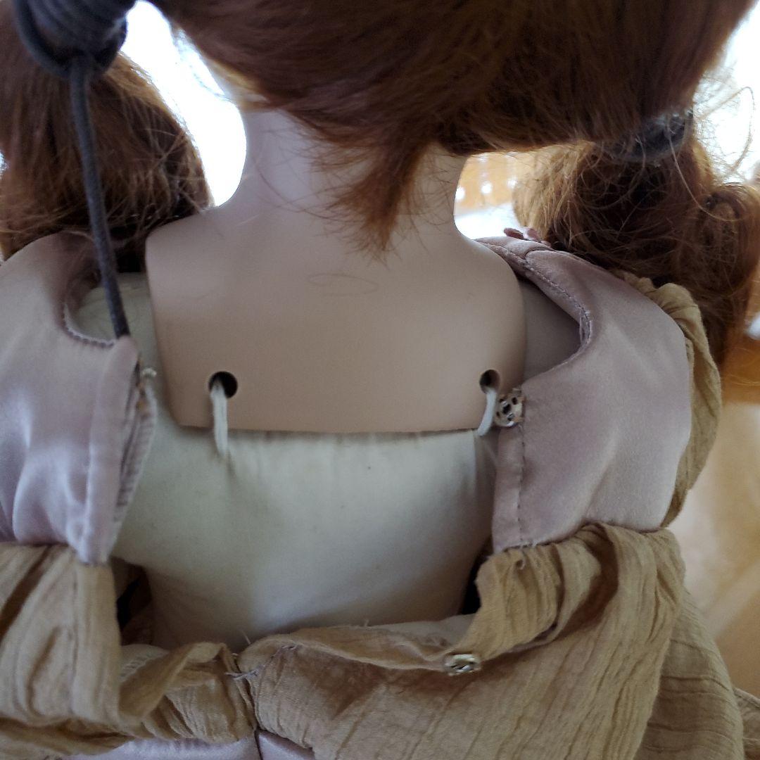 鈴木その子様が愛したドール★莊の正規の刻印 レアな 陶器の青い目 茶色の髪