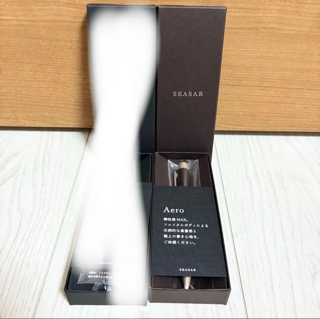 SEASAR Aero 剛性感MAXシャープペンシル ダークブラウン