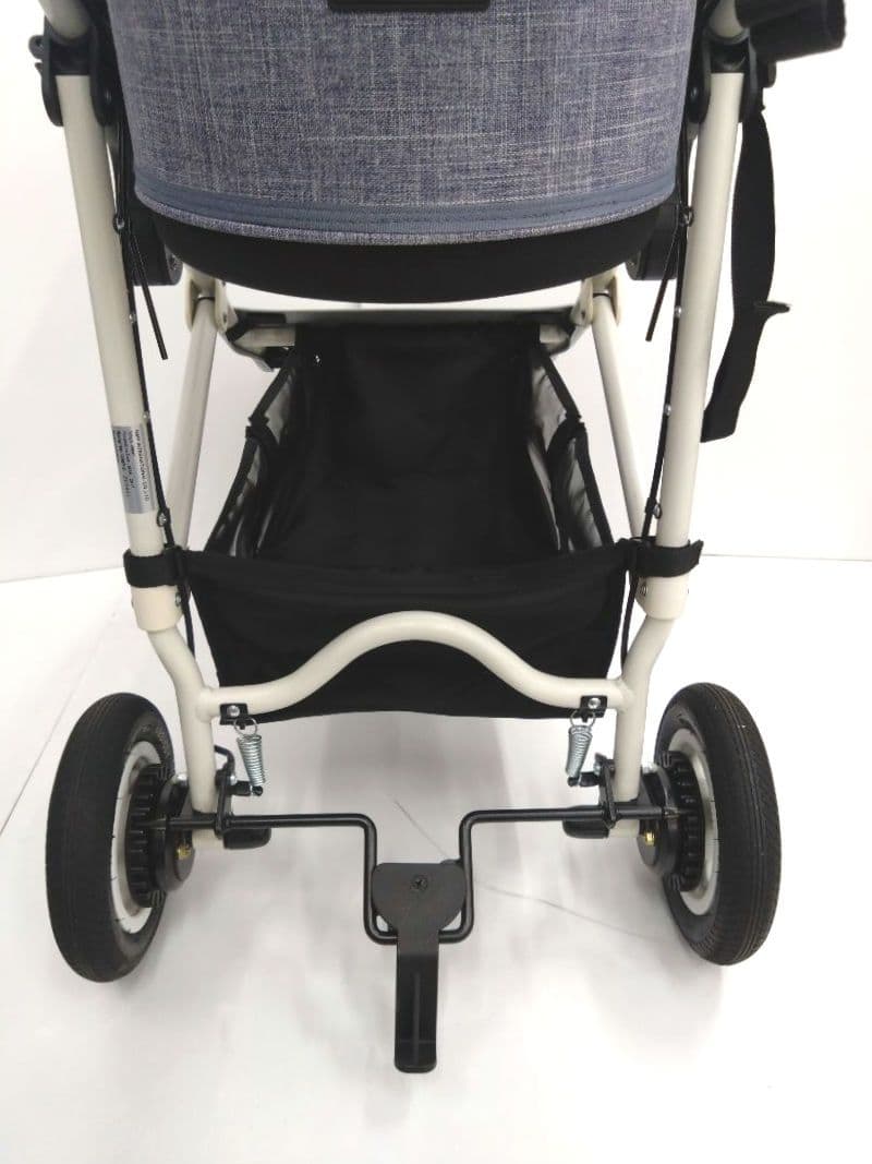 美品 AirBuggy エアバギー ドーム２ ブレーキモデル メランジデニム