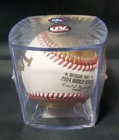 2024年ワールドシリーズ公式ボール　優勝記念球
