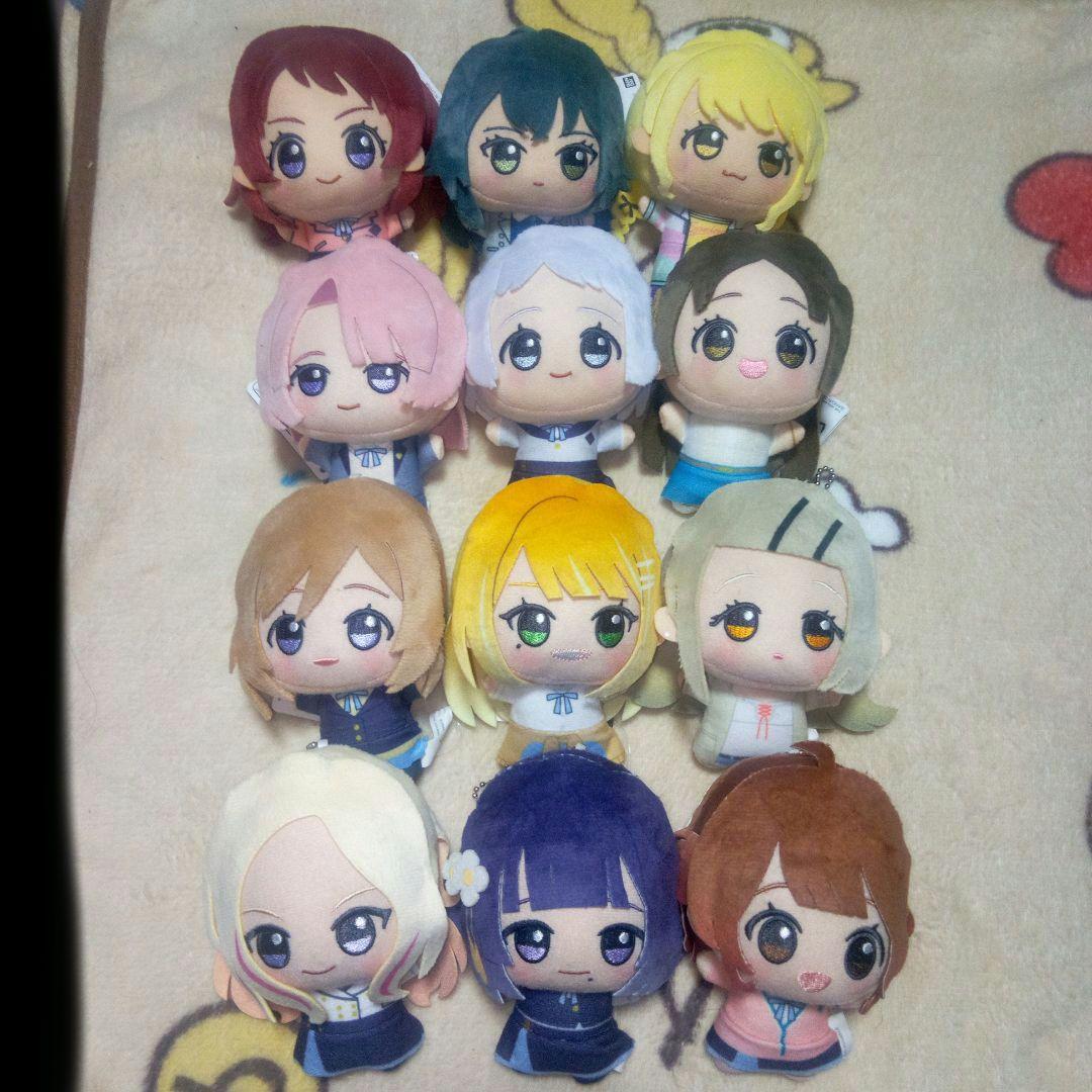 学園アイドルマスター　ちびぐるみ　全12種セット　学マス　ぬいぐるみ　マスコット