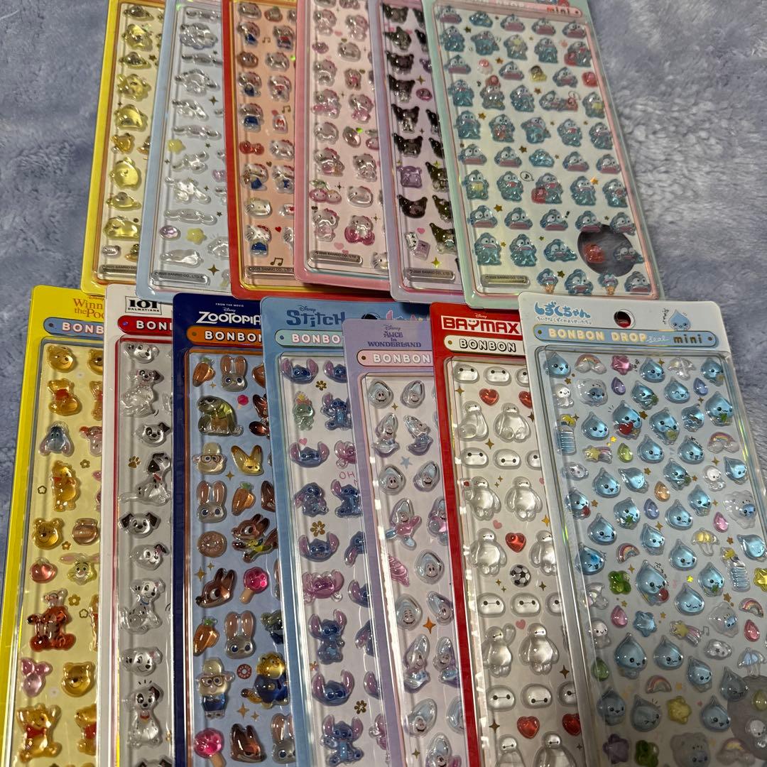 ボンボンドロップシール　プチドロ　うるちゅる　シール　　まとめ売り