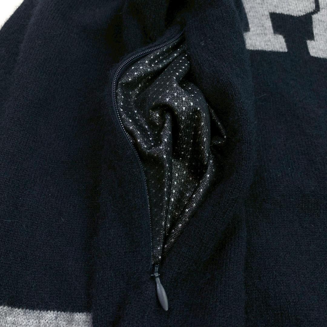 【サイズ5】2023年 パーリーゲイツ カシミヤ ニット ネイビー　E035