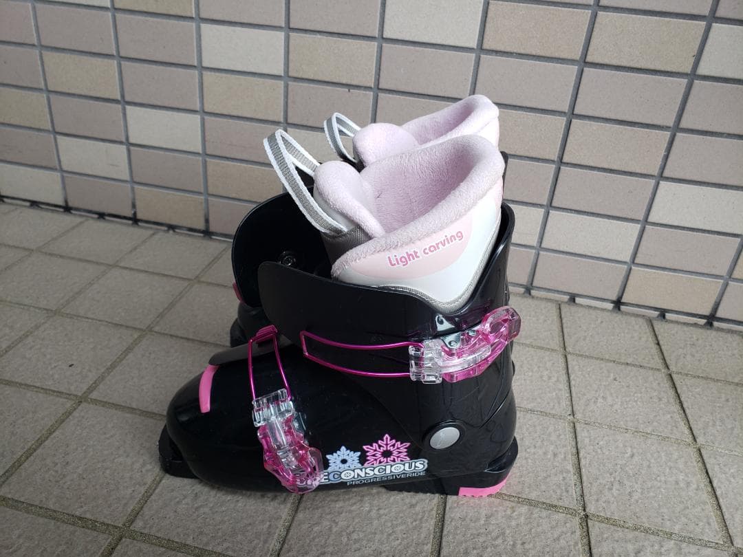 ケータ スキーセット ピュアコンシャス スキー板130cm ブーツ22cm