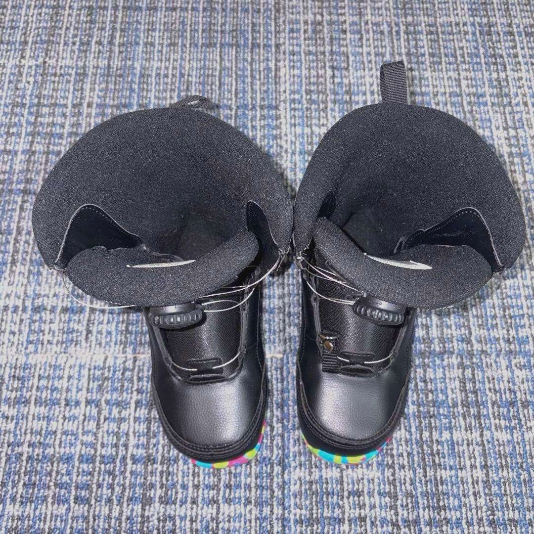 SLQ スノーボードブーツ BOA ボア キッズ 22-23cm