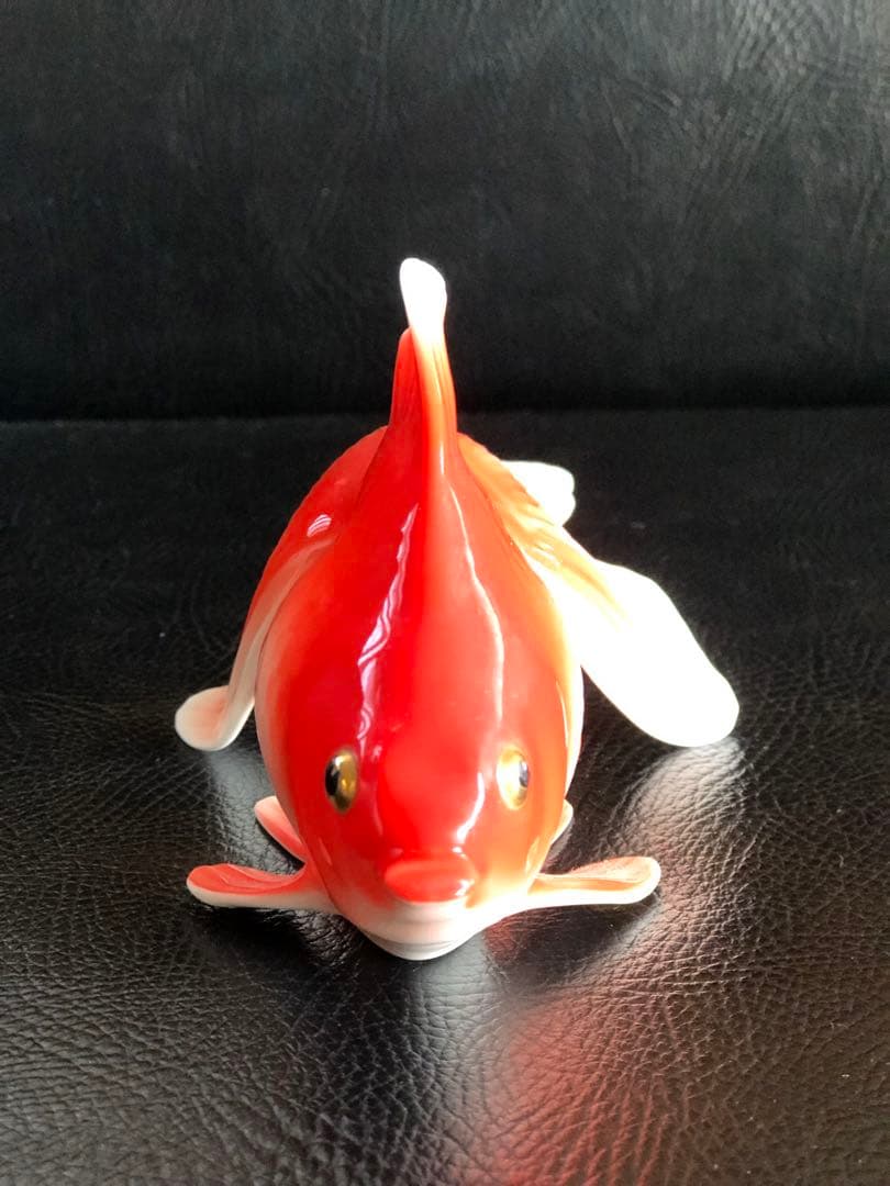 ノリタケ　フィギュリン　1970年代　 金魚置物　陶器　インテリア　則武