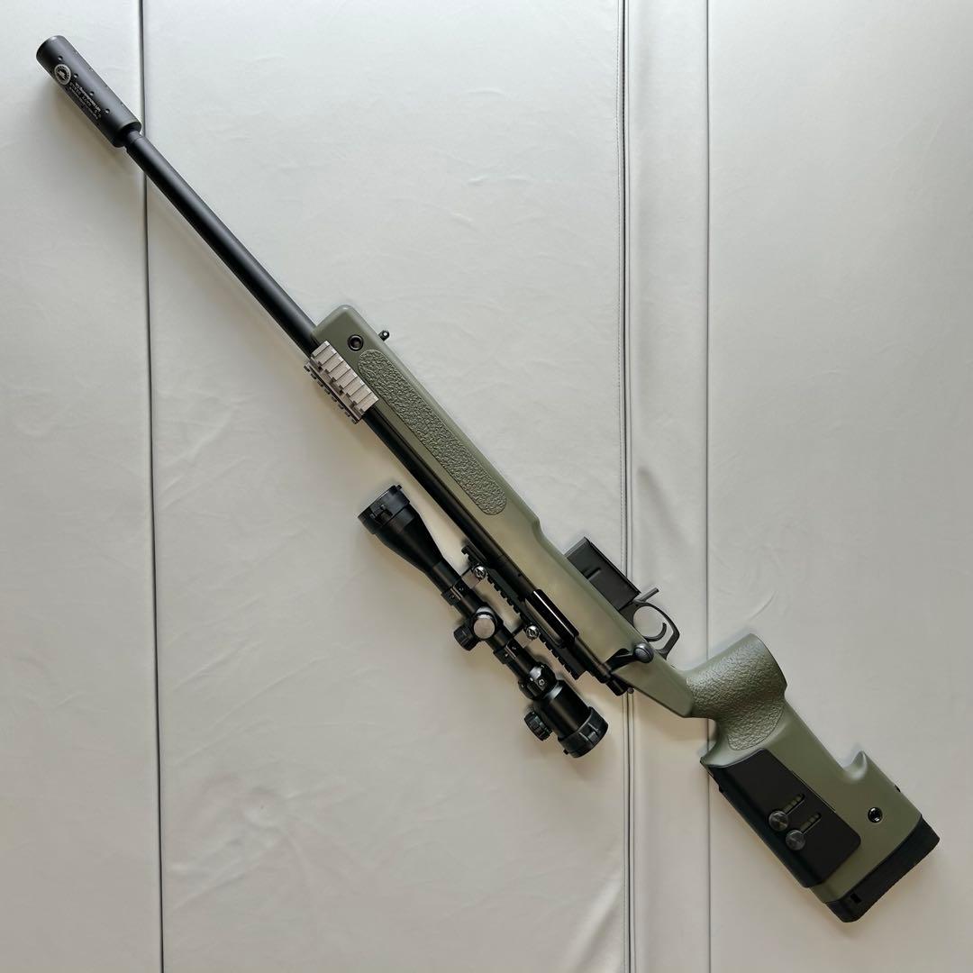 や*す様 東京マルイ M40A5 O.D.ストック ボルトアクションエアーライフ