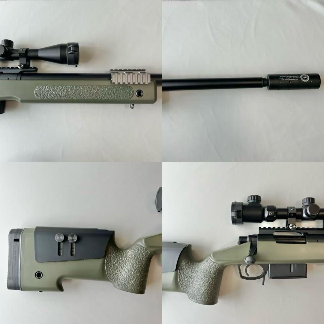 や*す様 東京マルイ M40A5 O.D.ストック ボルトアクションエアーライフ