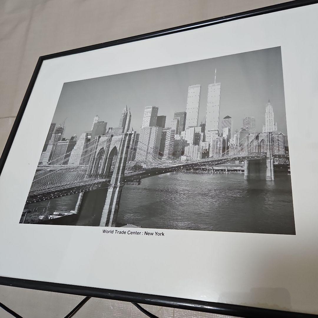 レトロ　光ファイバー　アートパネル　イルミネーション　ワールドトレードセンター