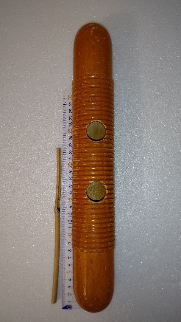 MEINL 大型 ギロ と ( 楽器職人のギロ ) ヘコヘコ レコレコ