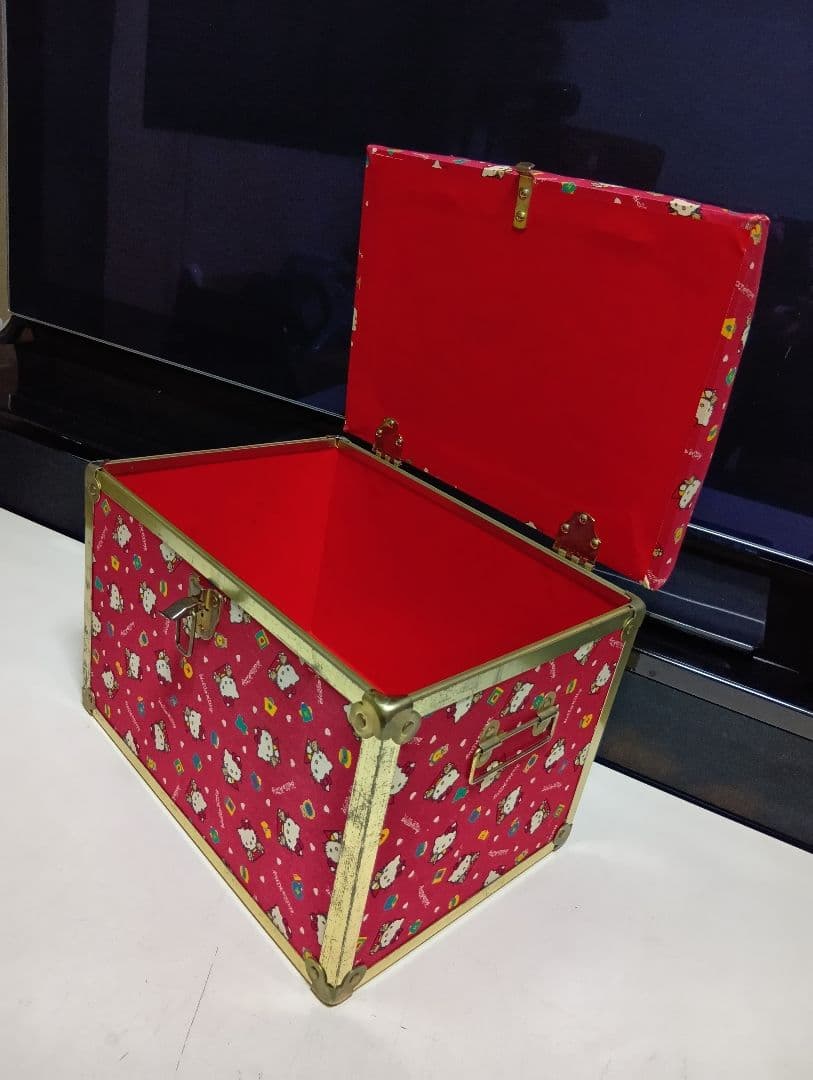 希少　1970's　初代　ハローキティ　コレクション　　ボックス　スツール