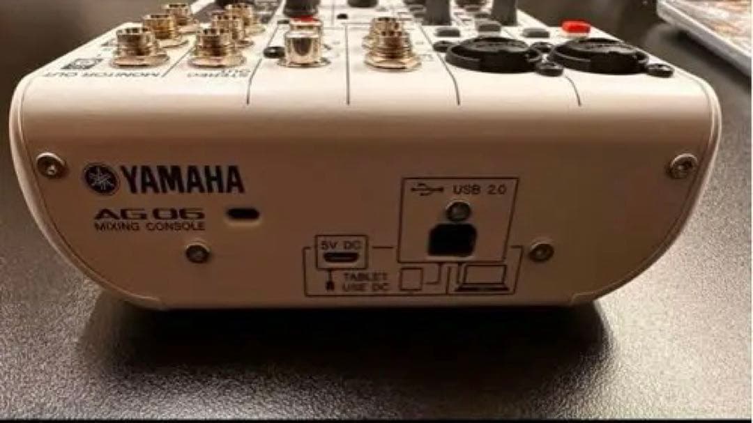 AG06YAMAHAオーディオインターフェイス＆ DM305ダイナミックマイク付