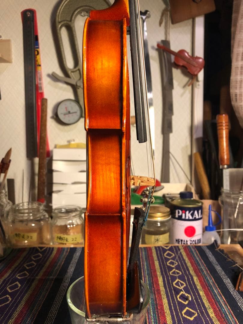 【駒&魂柱調整済】Suzuki分数バイオリンNo280 1/10 1977