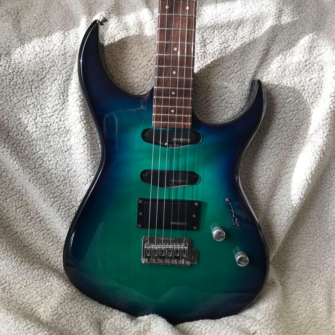 売り切り！FERNANDES エレキギター グラデーションブルー