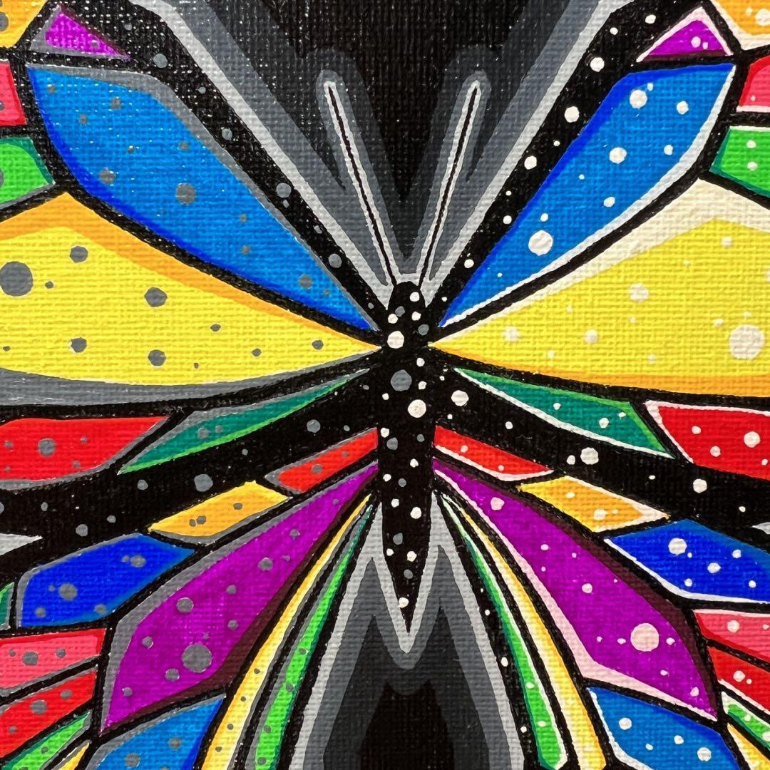 ブラックバタフライ｜絵画 原画 蝶の絵 イラスト ドローイング