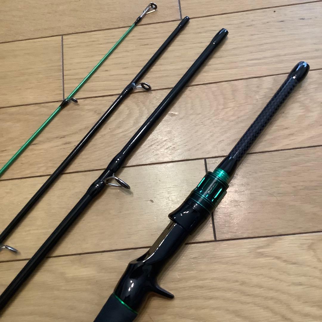 限定1セット　1.8m 4ピースベイトロッド&カウンター付ベイトリール