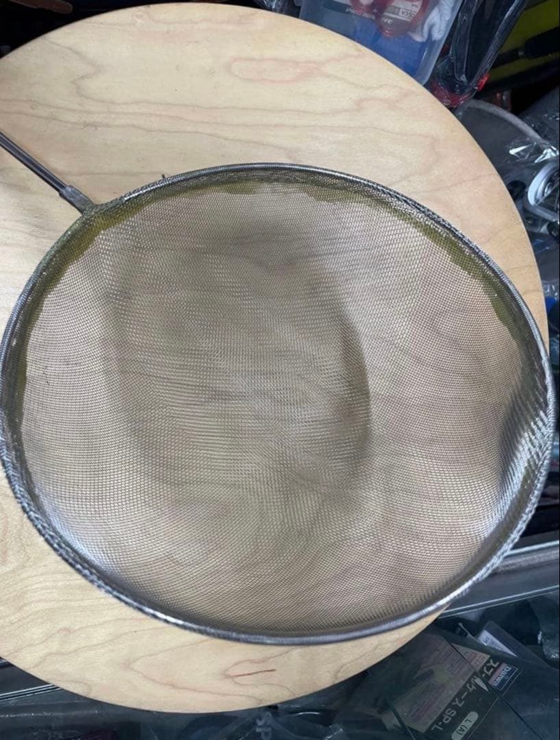 大人気　シラスウナギ　ステンレス　タモ網