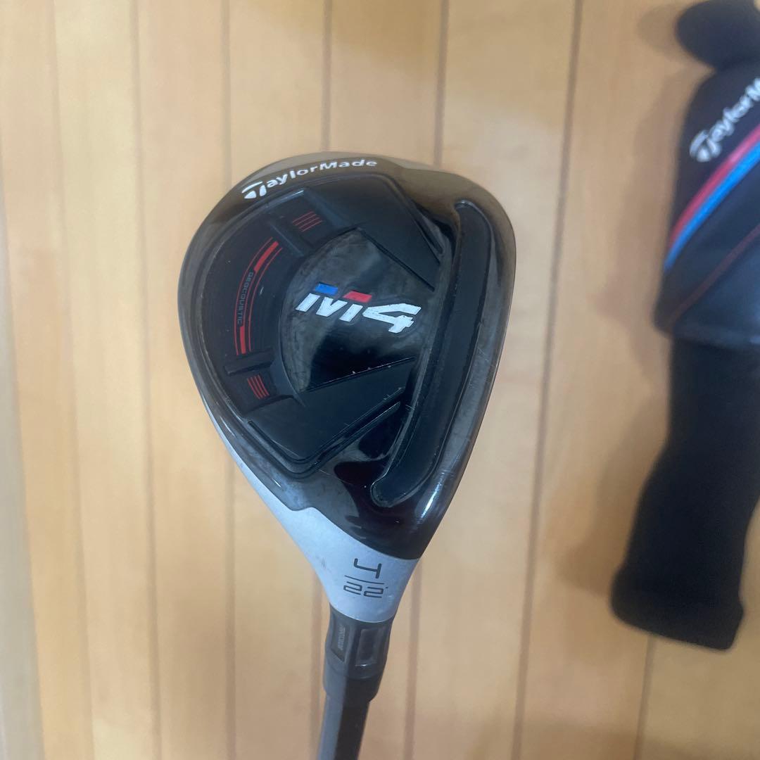 ぽ*ち様 テーラーメイドM4 4U ユーティリティ 22度 ヘッドカバー付属