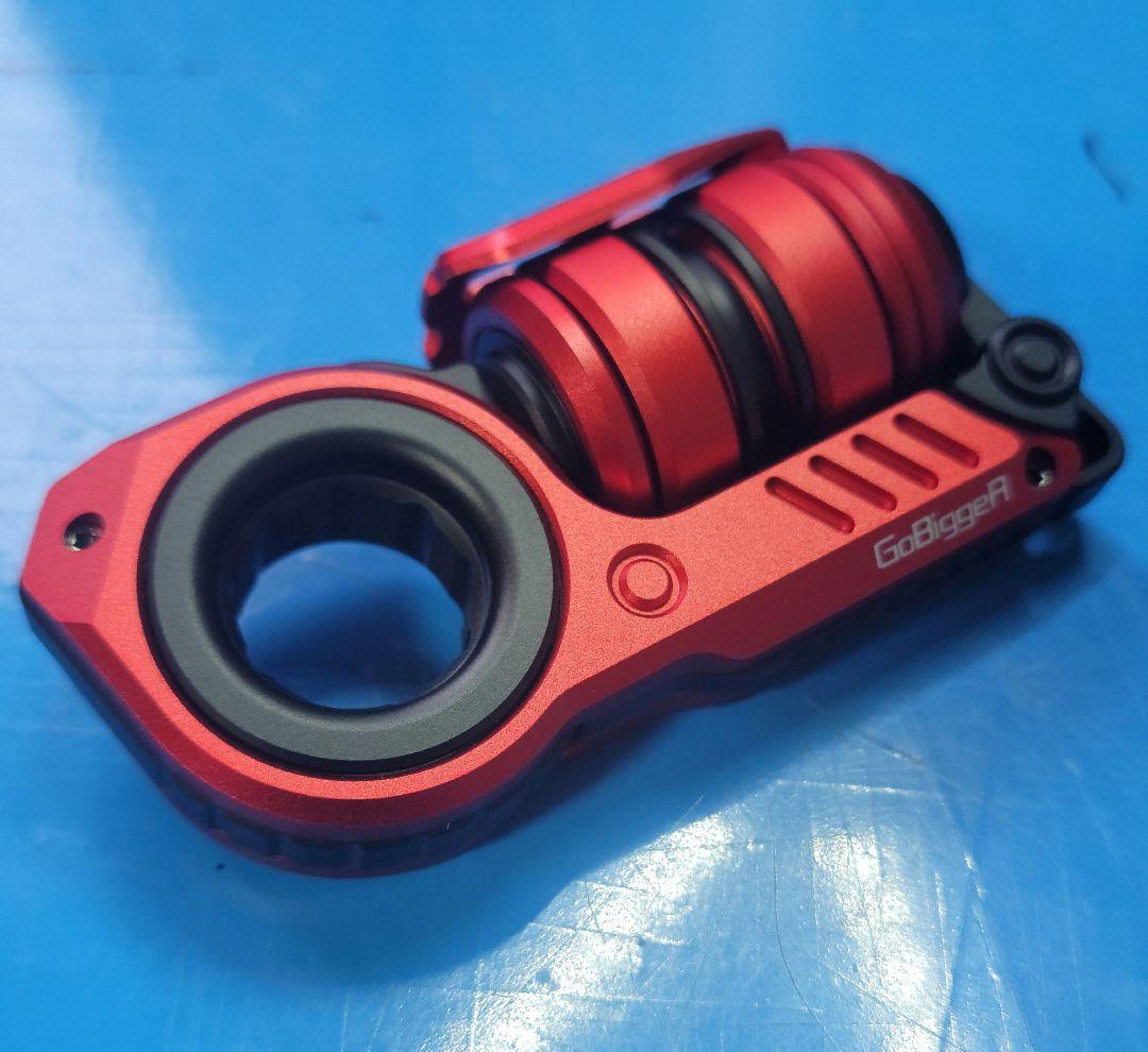 新品 GobiggeR フィジェットトイ スタングレネード 音叉内蔵 EDC 赤