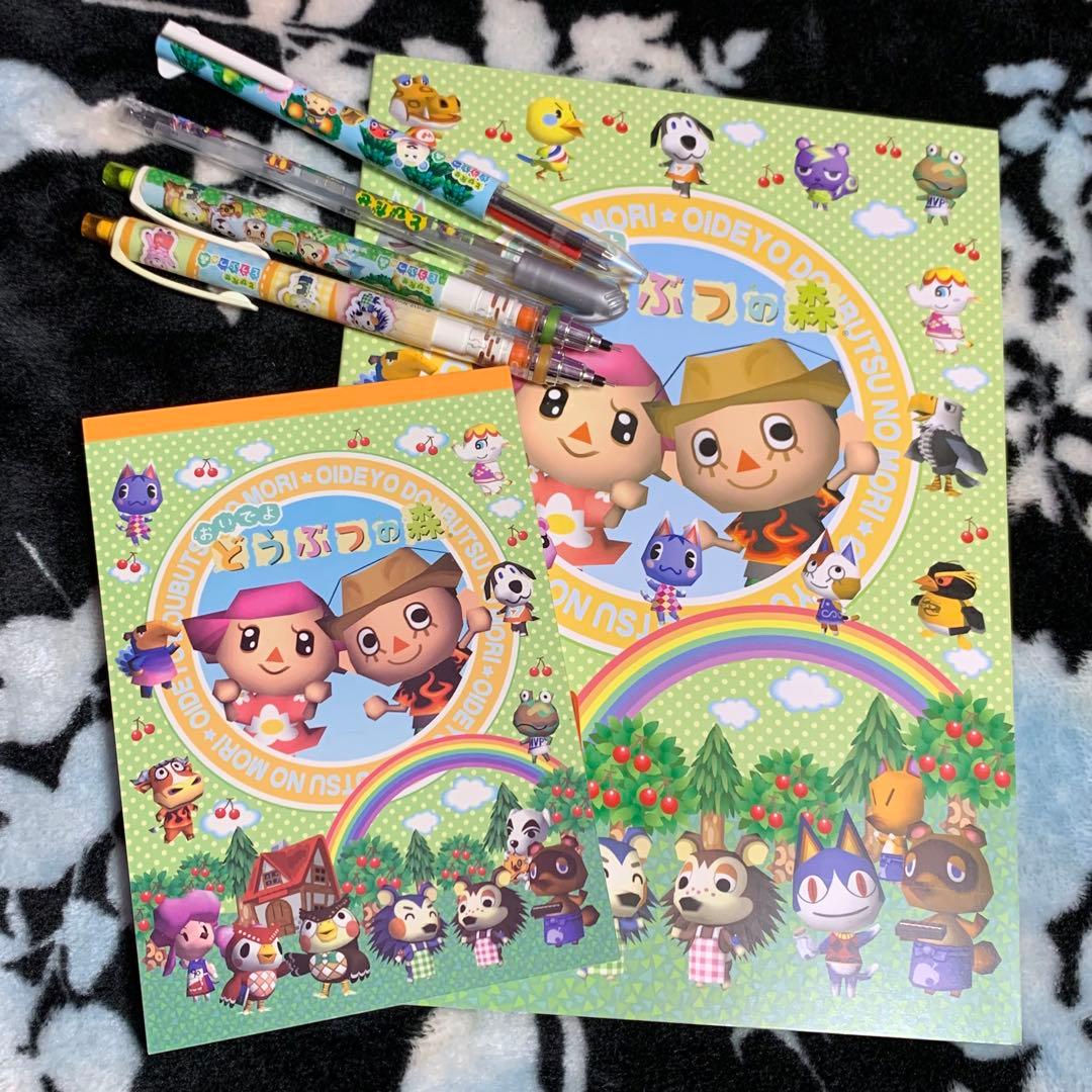 どうぶつの森 メモ帳とボールペンセット