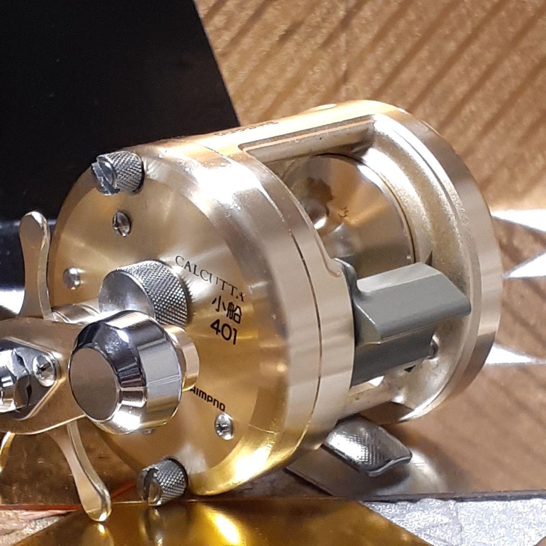 シマノ カルカッタ 小船 401 ベイトリール タイラバ ジギング 美品