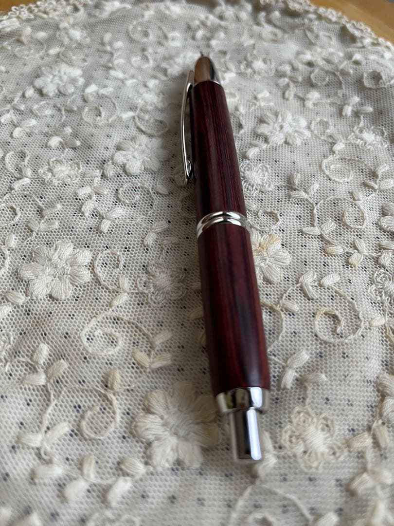 pilot キャップレス k18木製 万年筆　M