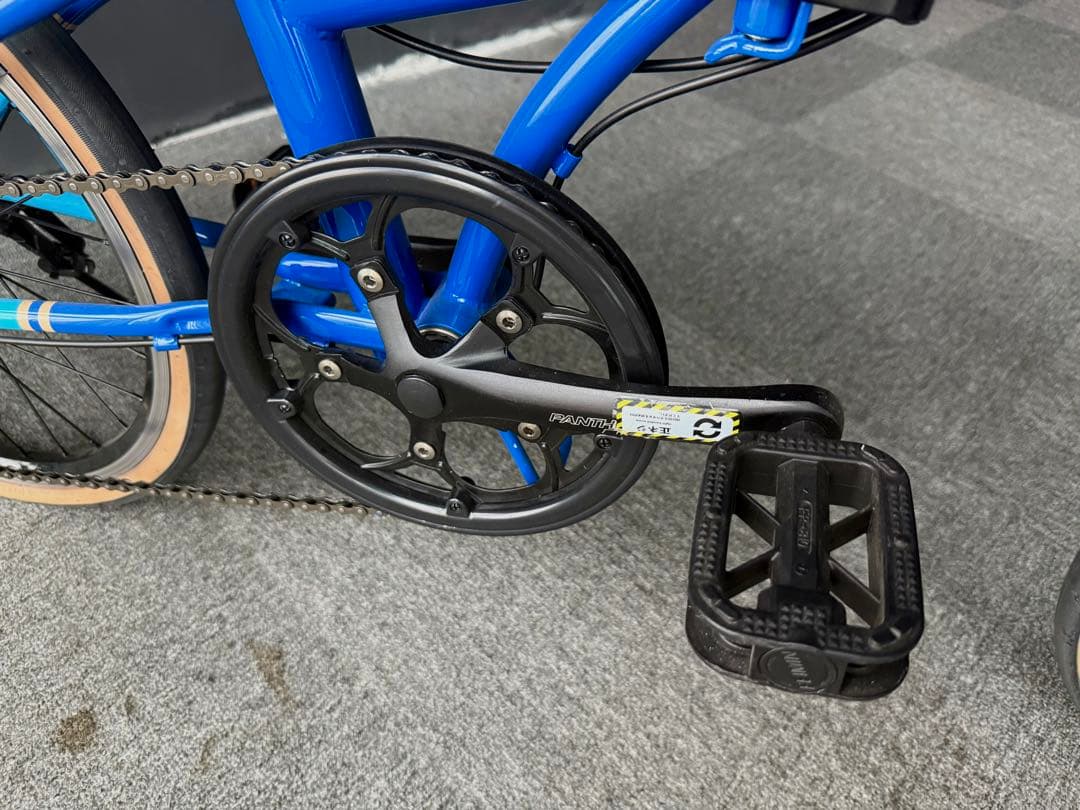 美品 新品未使用 Panther 20インチ折りたたみ自転車 スカイブルー