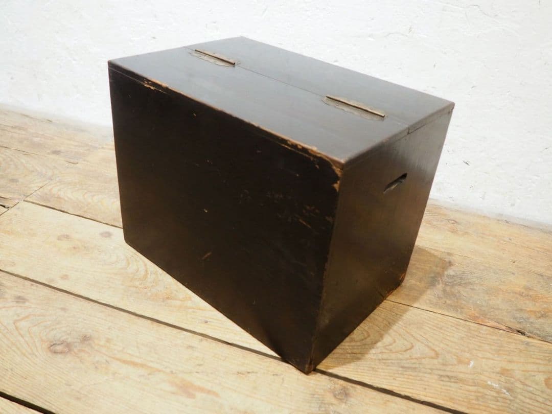 1274 シックな色合いの収納箱　小引き出し　裁縫箱　古家具　レトロ　ケース