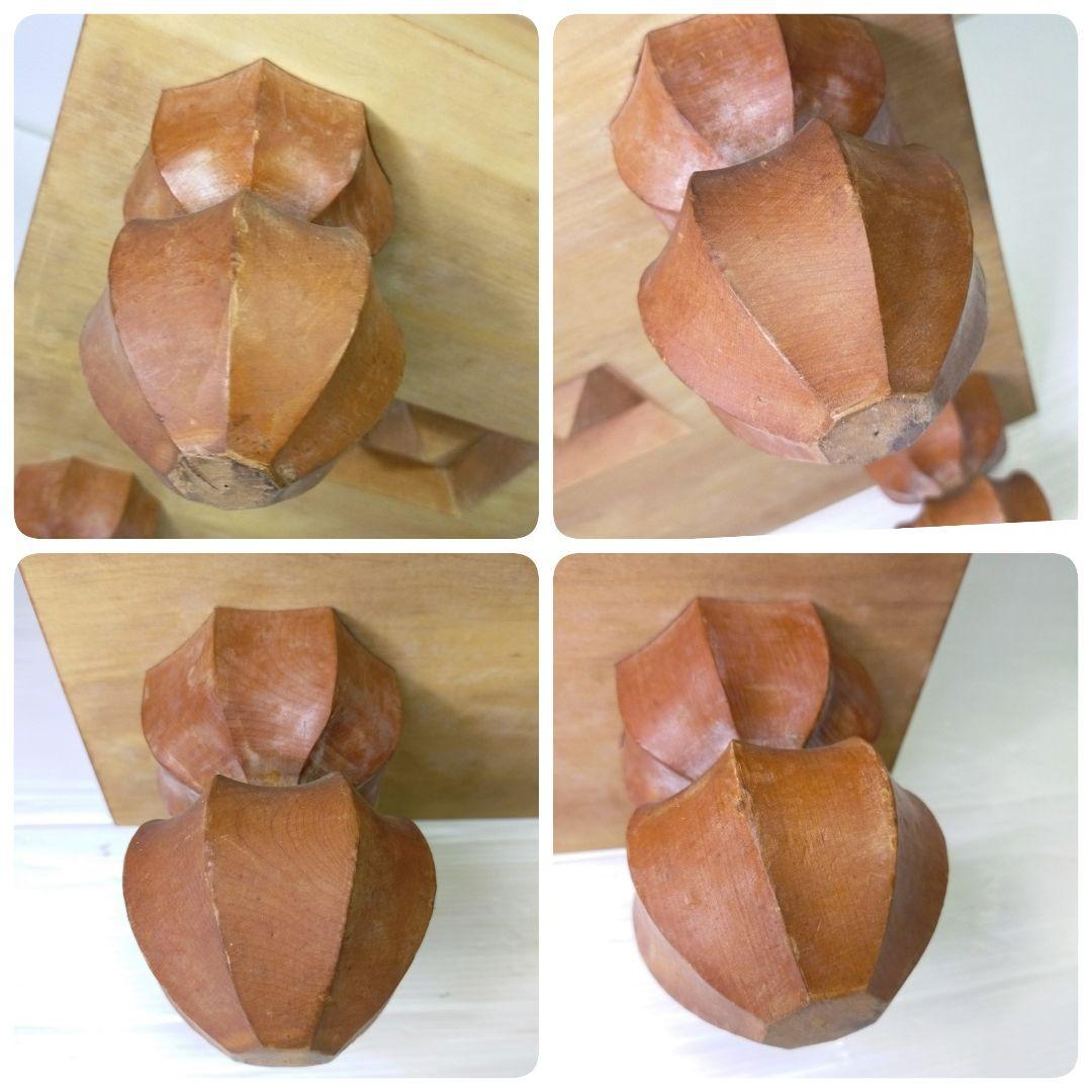 【迫力の6寸】足付き碁盤 新カヤ（推定） 18cm ヘソ付 木製カバー付 囲碁