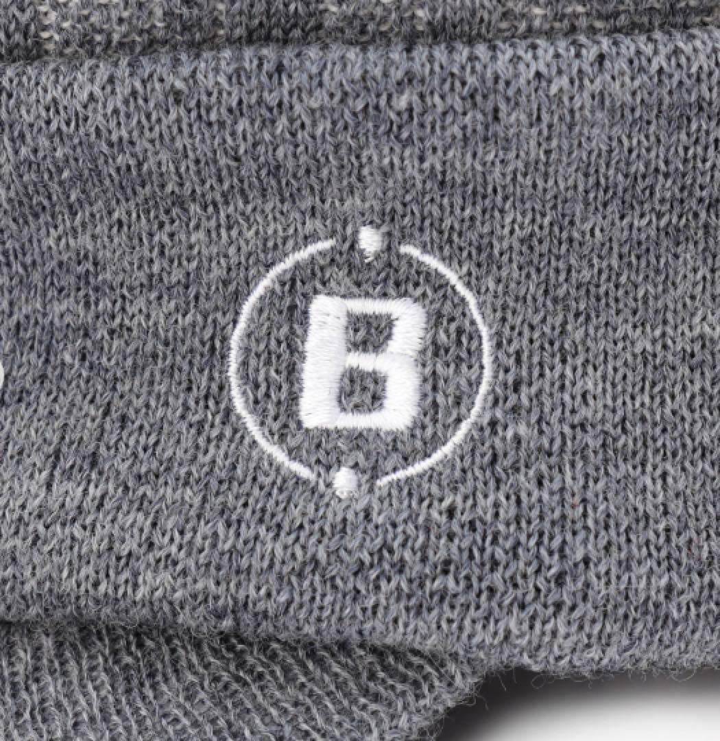 BRIEFING グレー ニットワークキャップ
