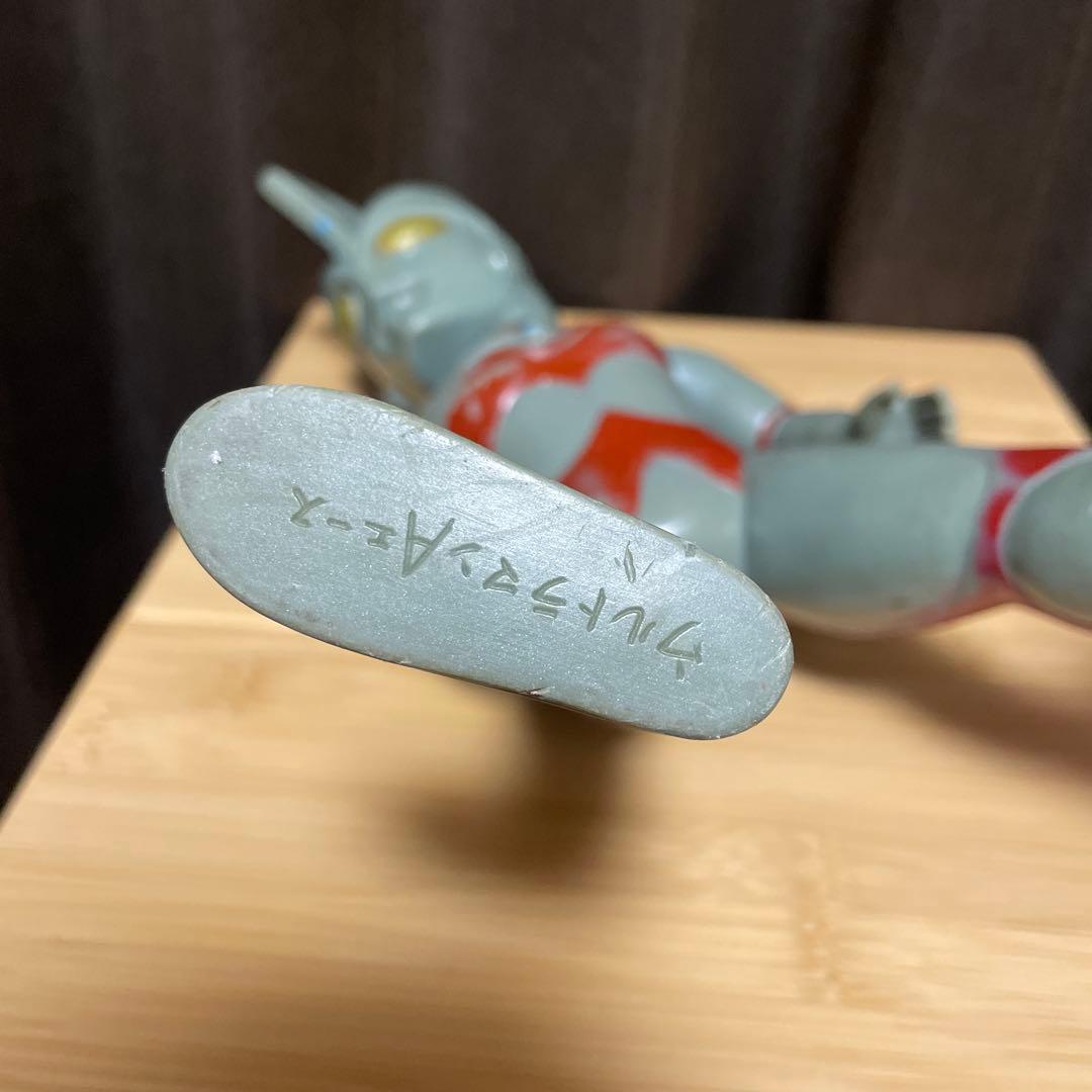 ブルマァク　面取れジャイアントサイズ　ウルトラマンエース　当時物　ソフビ