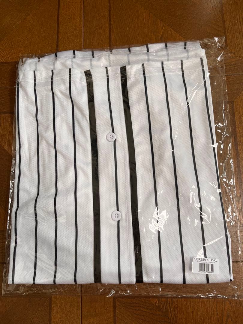 SUPER BEAVER ベースボールシャツ ストライプ XLサイズ