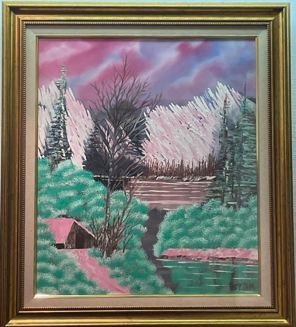 絵画 Winter Mountains