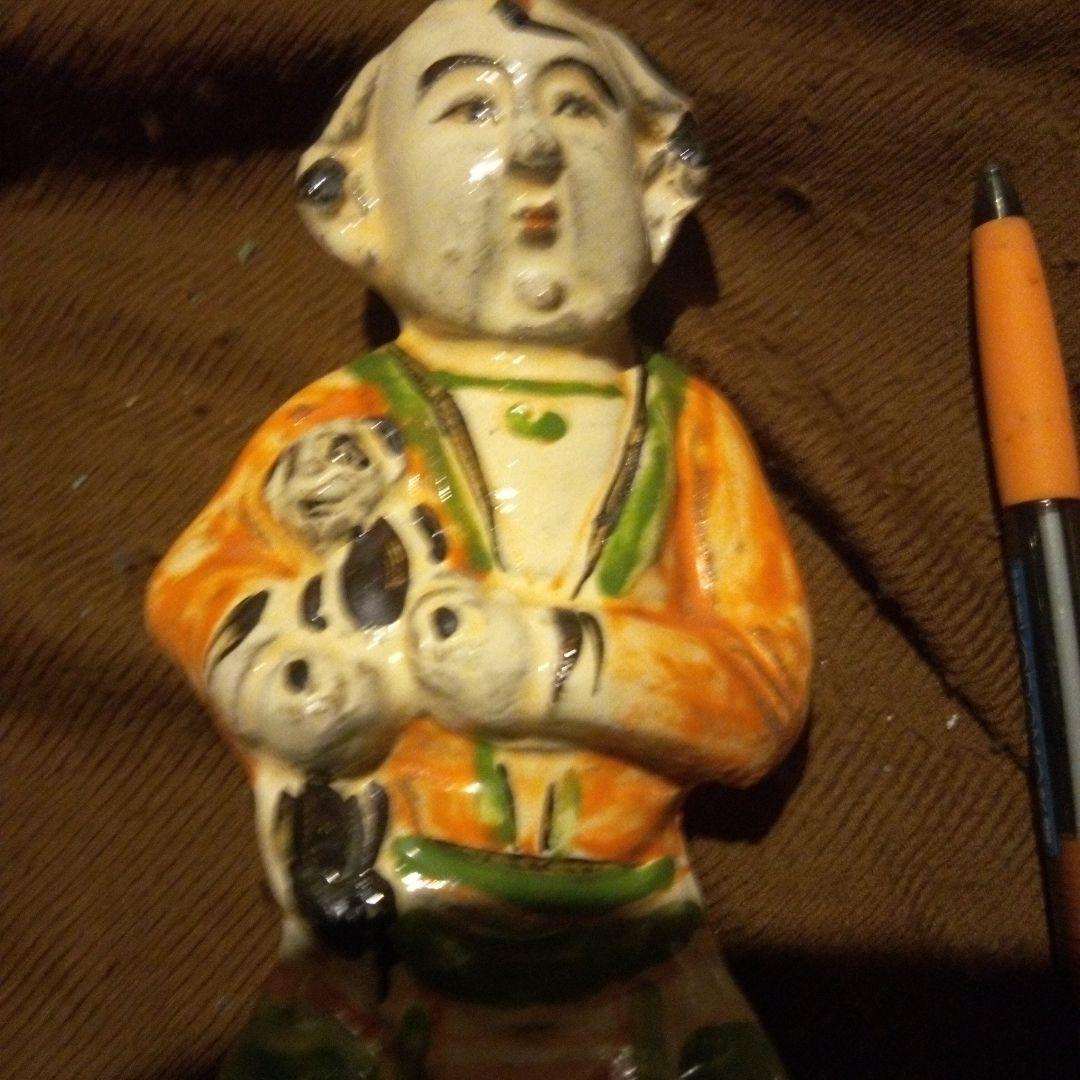 中国陶磁器　宋磁州窯　人形