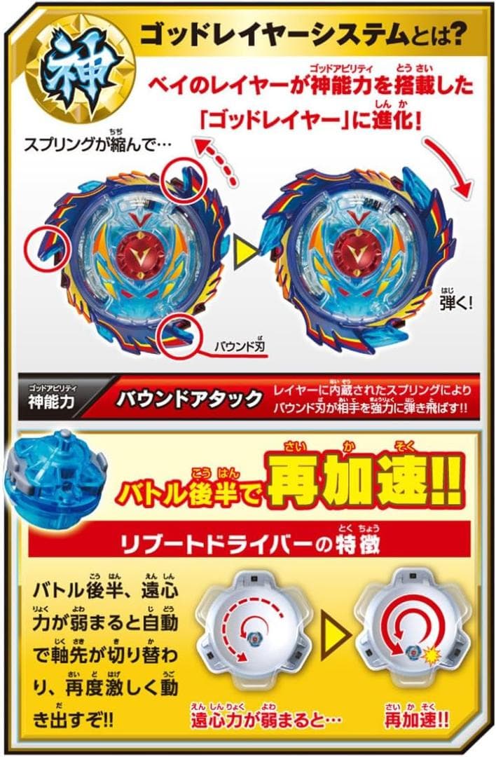 【新品・未開封】ベイブレードバースト B-76 ゴッドエントリーセット