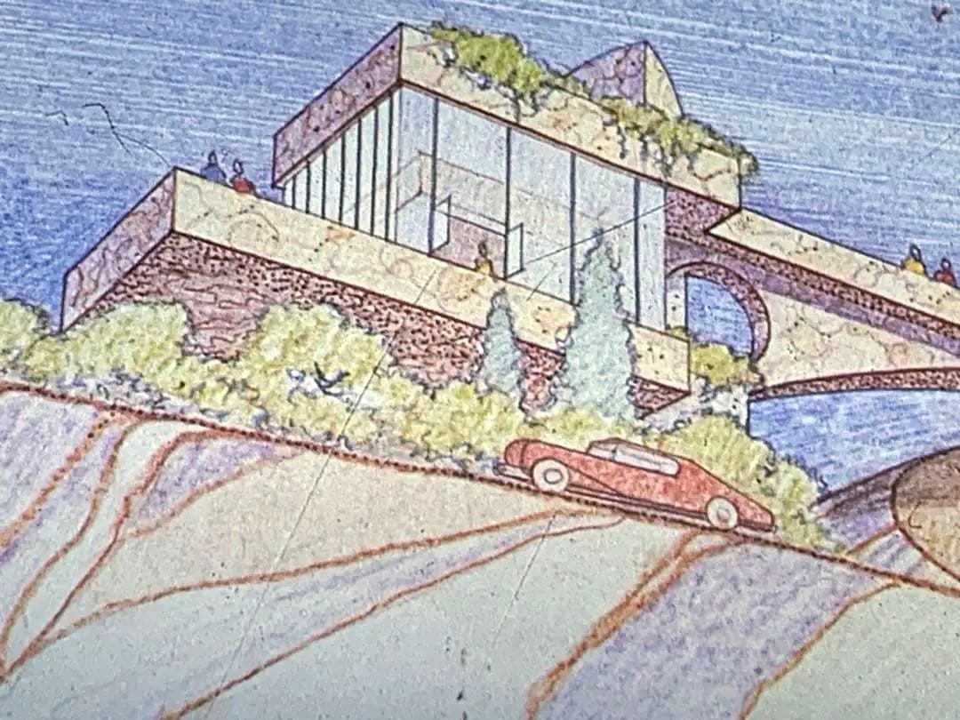 フランクロイドライト　ポスター額装 The Donahoe Project