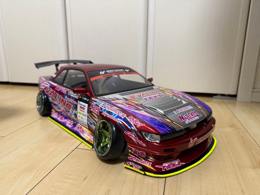 アディクション　シルビアs13 d1 2024年仕様　ホイール、スポイラー付き