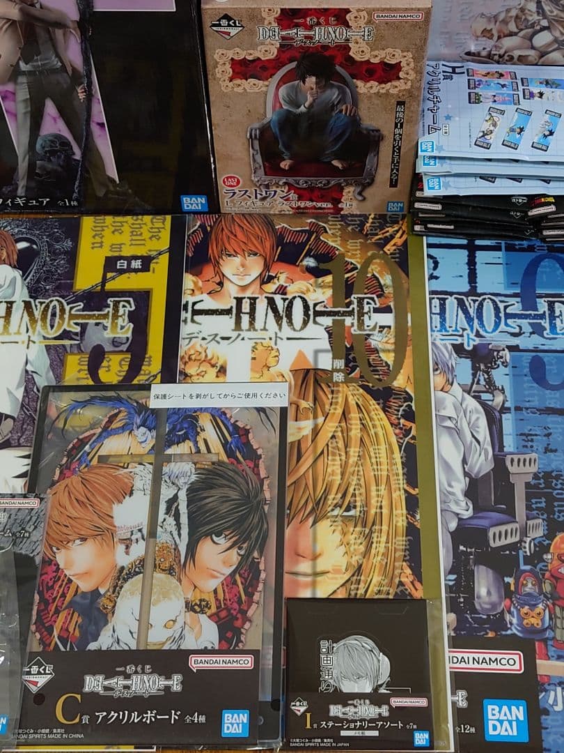 一番くじ DEATH NOTE Ａ,Ｃ,Ｄ,ラストワン賞　セット