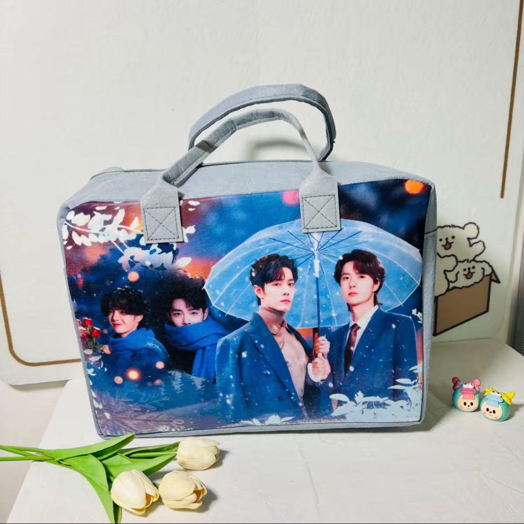 王一博 衣物収納袋&旅行用フェルトバッグ　バッグ❣️5点セット確認用❣️0119