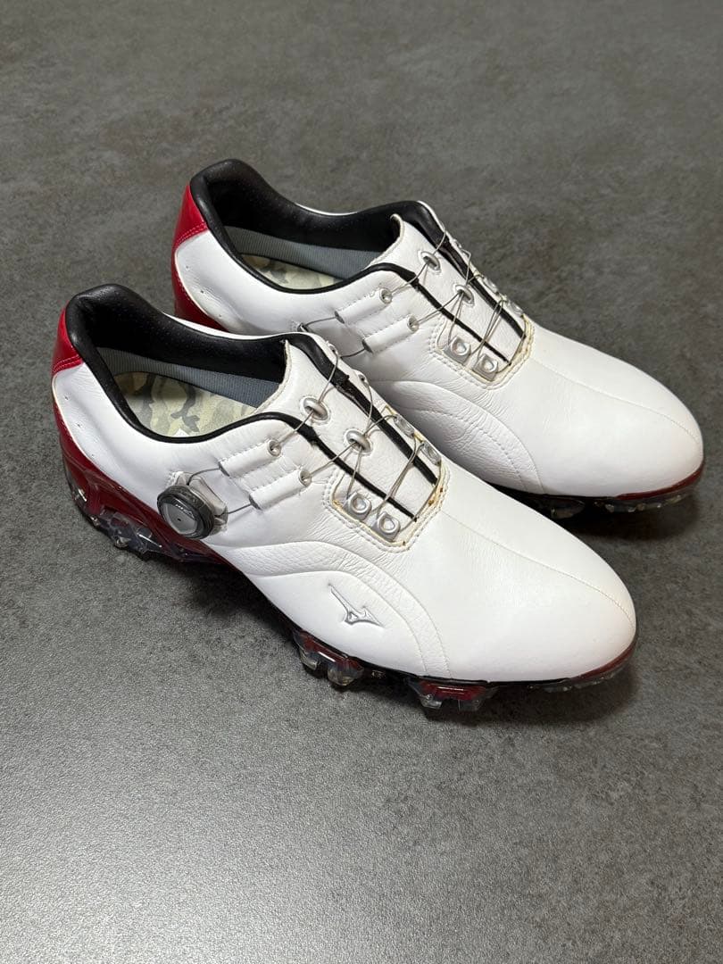MIZUNO ゴルフシューズ 27cm 白 ダイヤル式 新品未使用
