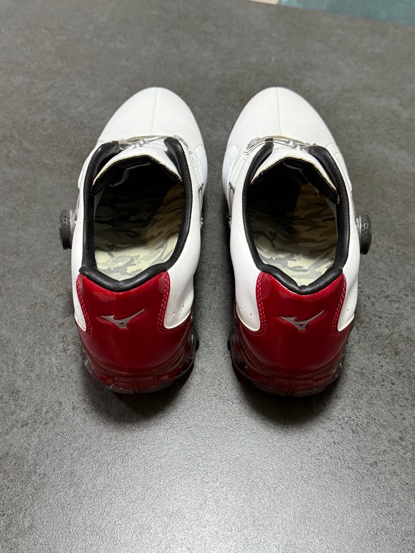 MIZUNO ゴルフシューズ 27cm 白 ダイヤル式 新品未使用