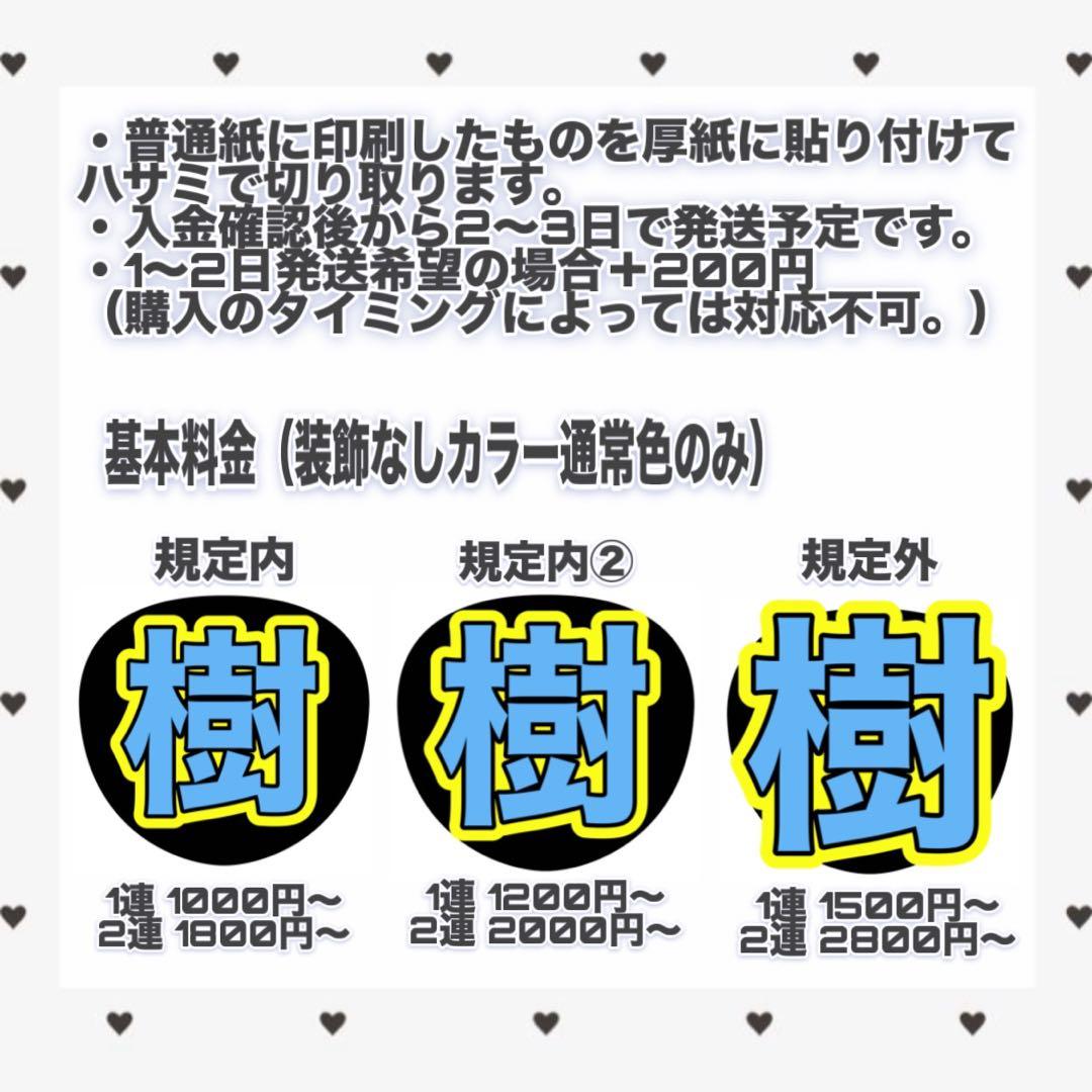 【匿名配送】 うちわ文字 オーダーページ カスタム自由