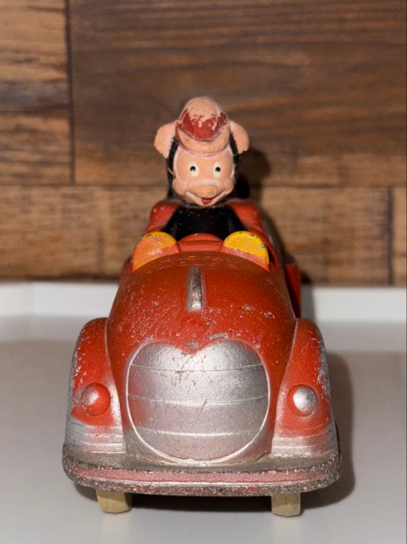 1930s ヴィンテージ サンラバー ミッキーマウス ドナルドダック ミニカー