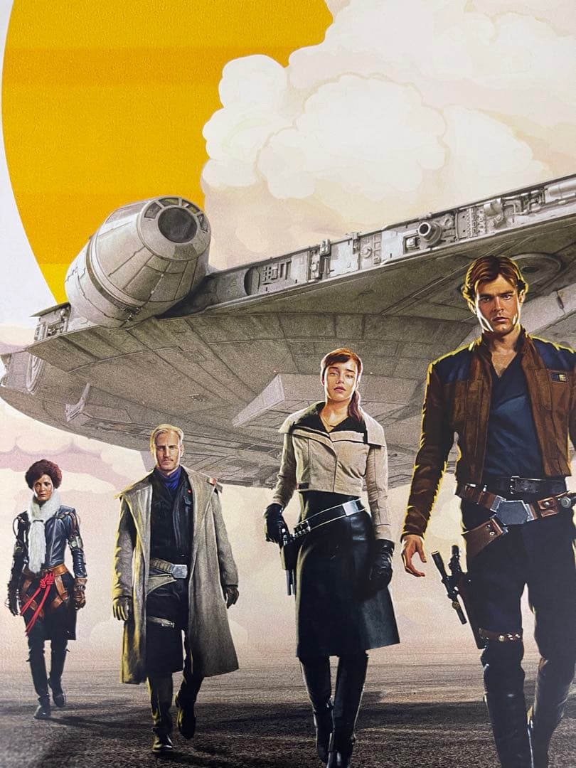 *枚数限定*映画館用片面印刷ポスターUS版: ハンソロ スターウォーズストーリー