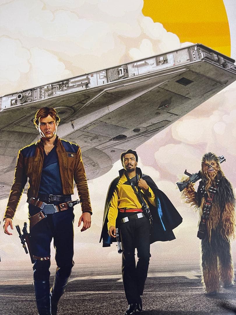 *枚数限定*映画館用片面印刷ポスターUS版: ハンソロ スターウォーズストーリー