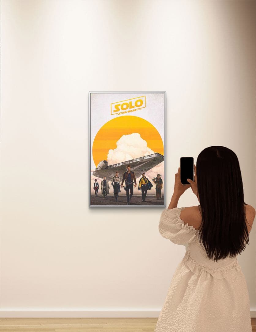 *枚数限定*映画館用片面印刷ポスターUS版: ハンソロ スターウォーズストーリー